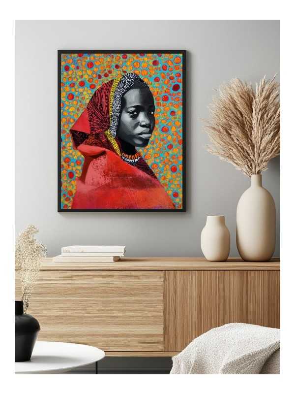 Affiche - Cougu - Accueil | Oueso - Art Afro Contemporain