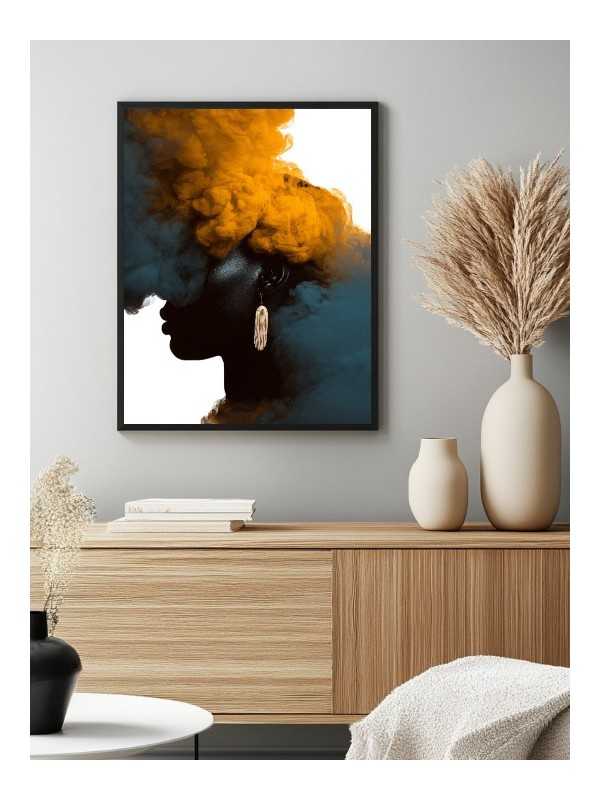 Affiche - Djelima - Accueil | Oueso - Art Afro Contemporain