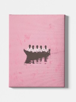 Canvas - Pirogue rose