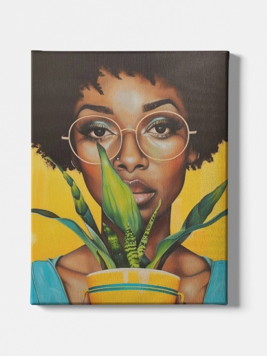 Canvas - Botanic girl-Accueil-OUESO