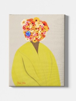 Canvas - Réflexion floral (Beaux arts)