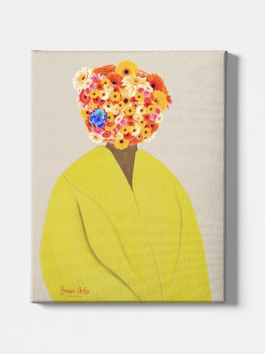 Canvas - Réflexion floral (Beaux arts)-Accueil-OUESO