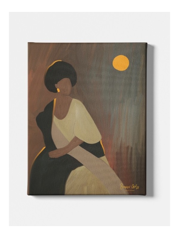 Canvas - Soirée lunaire (Beaux art)