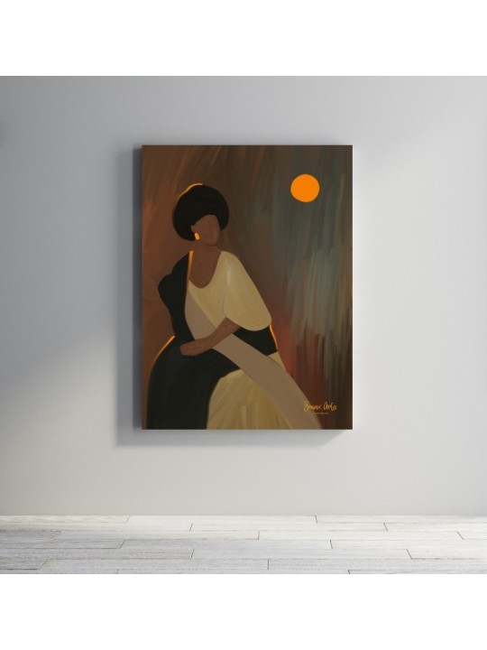 Plexiglas - Soirée lunaire (Beaux art)-Accueil-OUESO