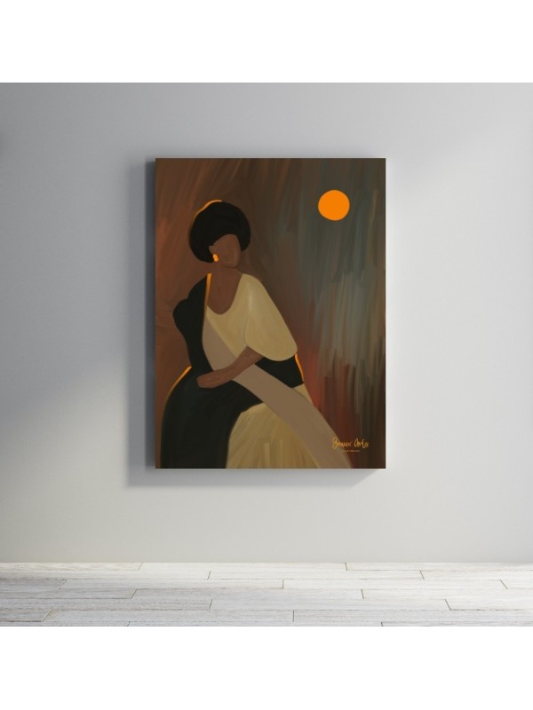 Plexiglas - Soirée lunaire (Beaux art)