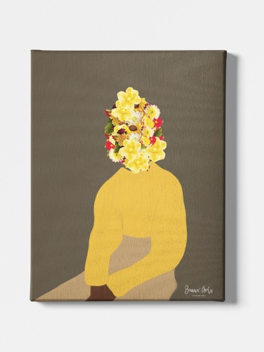 Canvas - Sun flower (Beaux art)-Accueil-OUESO