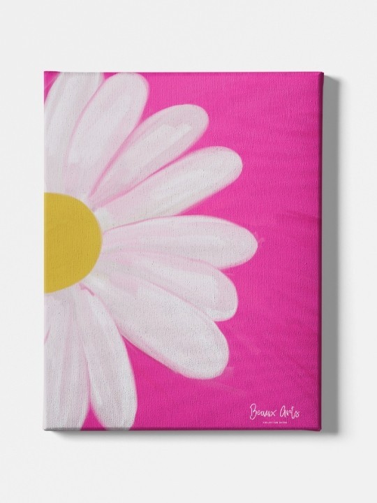 Toile - Fleurs Abstraites (Beaux arts)-Accueil-OUESO