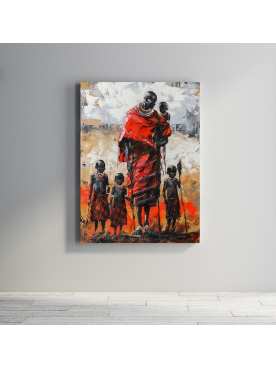 Plexiglas - Massai father-Accueil-OUESO