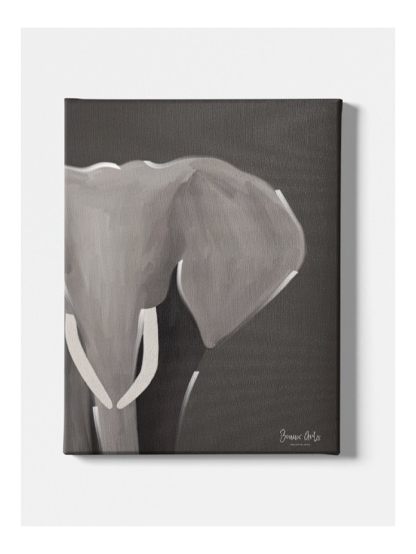 Toile - African elephant (Beaux arts)
