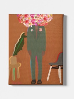 Toile - Bouquet humain (Beaux arts)