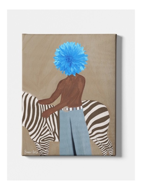 Canvas - Flower face (Beaux arts)