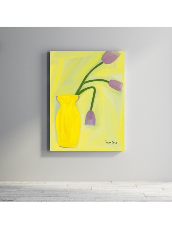 Plexiglas - Sad flowers (Beaux art)