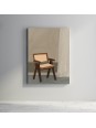 Plexiglas - Wooden chair (Beaux arts)