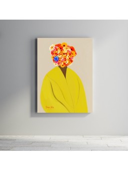 Plexiglas - Réflexion floral (Beaux arts)