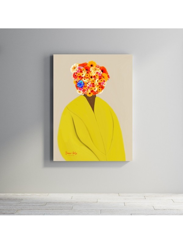 Plexiglas - Réflexion floral (Beaux arts)