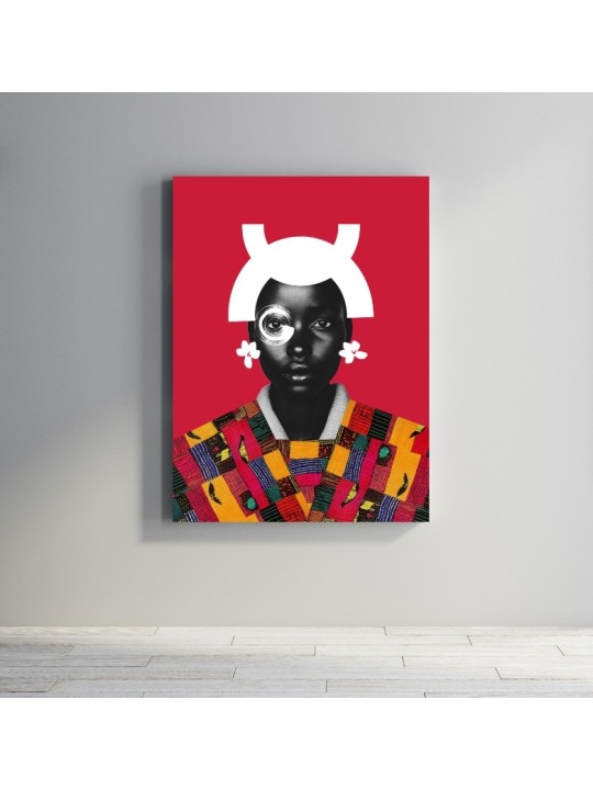 Plexiglas - Rouge cœur (Wax Pop Art)-Accueil-OUESO