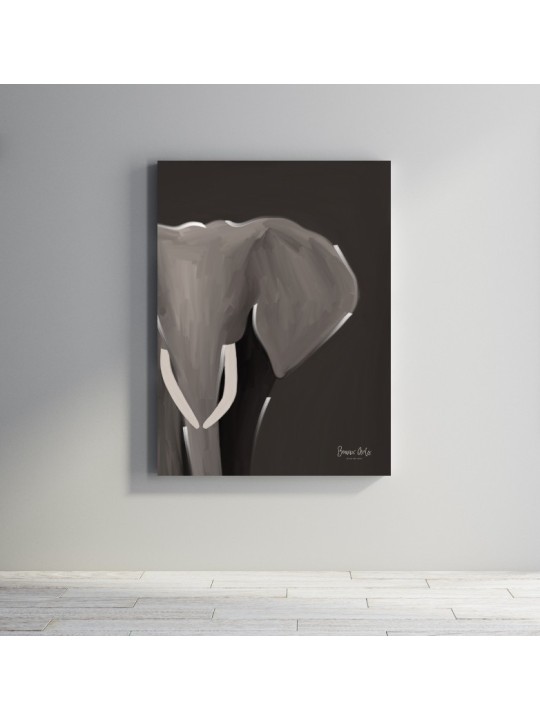 Plexiglas - African elephant (Beaux arts)-Accueil-OUESO