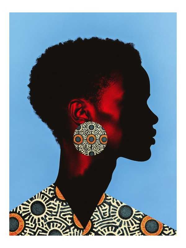 Affiche - Bama (Wax pop art) - Accueil | Oueso - Art Afro Contemporain