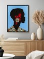 Affiche - Bama (Wax pop art) - Accueil | Oueso - Art Afro Contemporain