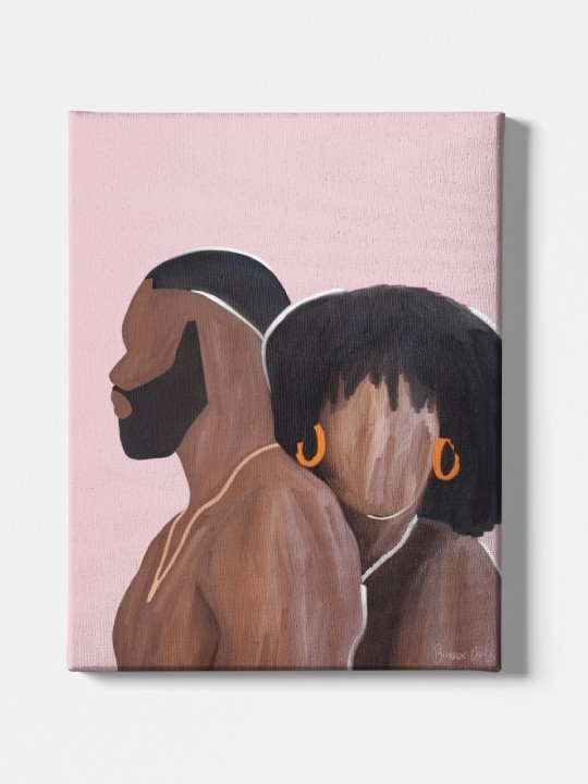 Canvas - Amoureuse (Beaux arts)-Accueil-OUESO