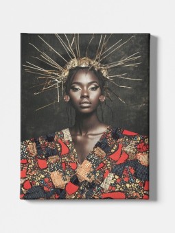 Toile - Afro Majesty (Wax Pop Art)