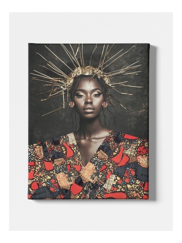 Toile - Afro Majesty (Wax Pop Art) Toile - Afro Majesty (Wax Pop Art)
