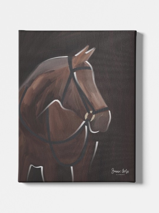 Canvas - Horse (Beaux art)-Accueil-OUESO