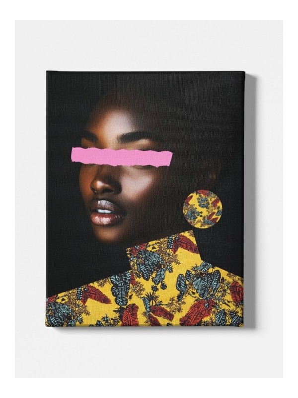Canvas - Brown Girl (Wax Pop Art)