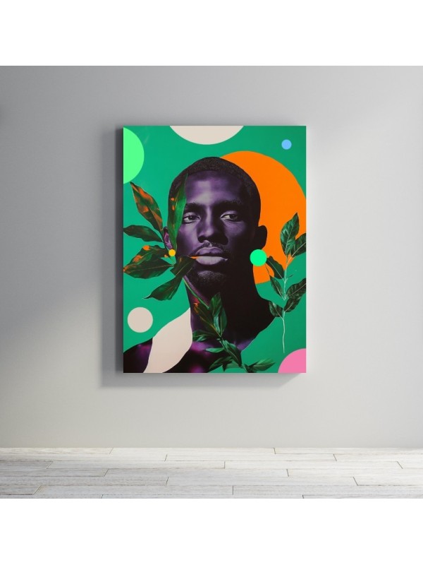 Plexiglas - Black flower