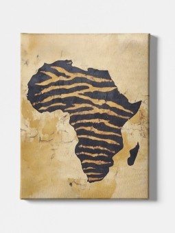 Canvas - Carte de l'Afrique