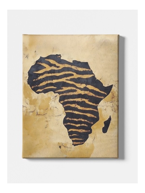 Canvas - Carte de l'Afrique