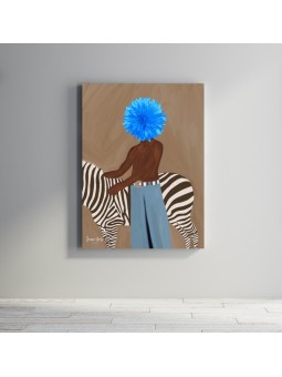 Plexiglas - Flower face (Beaux arts)