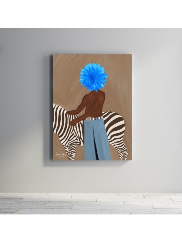 Plexiglas - Flower face (Beaux arts)