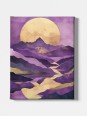 Toile - Purple mountains - Accueil | Oueso - Art Afro Contemporain