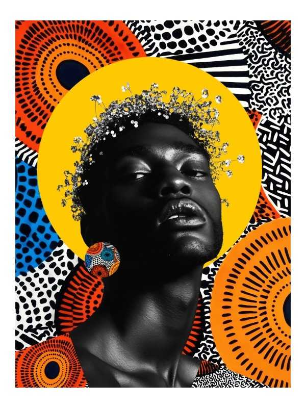 Poster - Vipo (Wax Pop Art) - Accueil | Oueso - Contemporary Afro Art