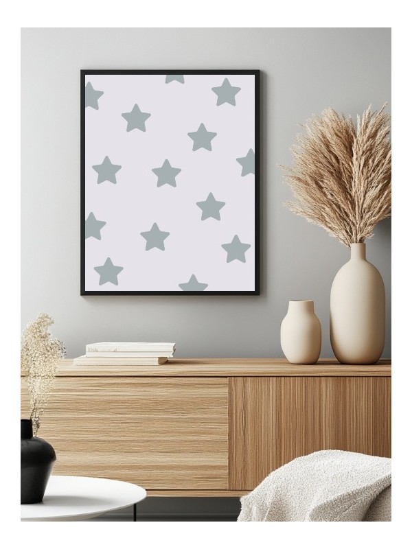 Affiche - Esprit étoile gris