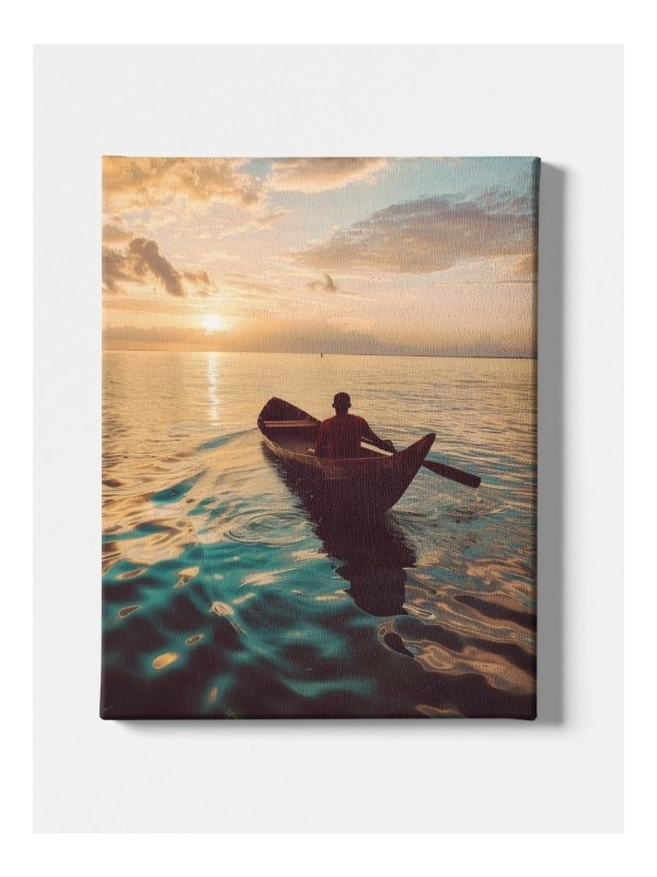 Canvas - Alone sunset Canvas - Alone sunset