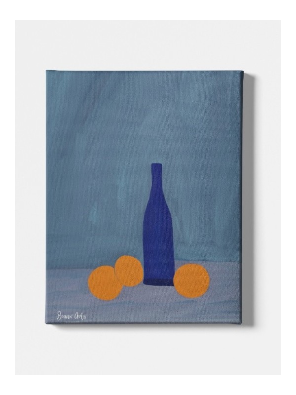 Toile - Bouteille (Beaux arts)