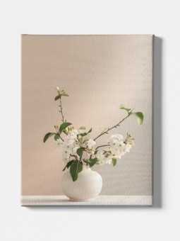 Toile - White Flowers