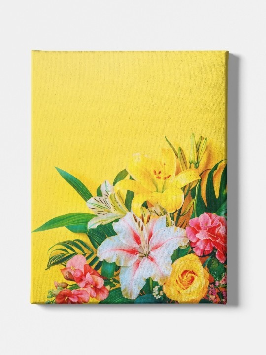 Toile - Yellow Flower-Accueil-OUESO