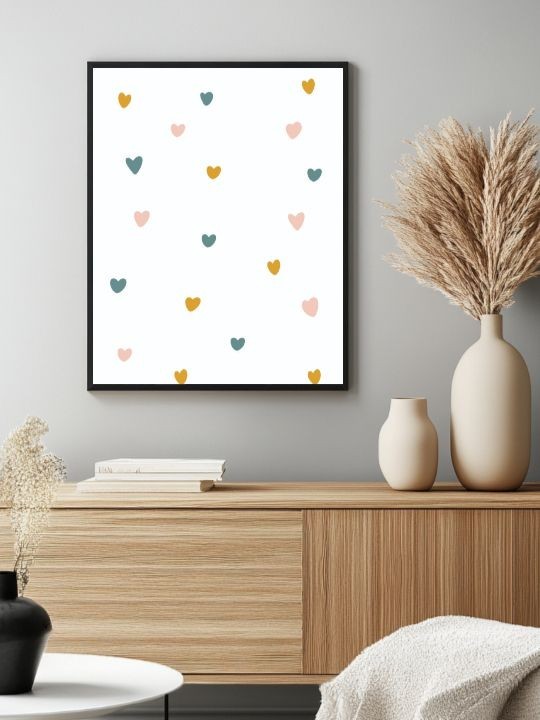 Poster - Coeurs Poster - Coeurs-Posters-OUESO