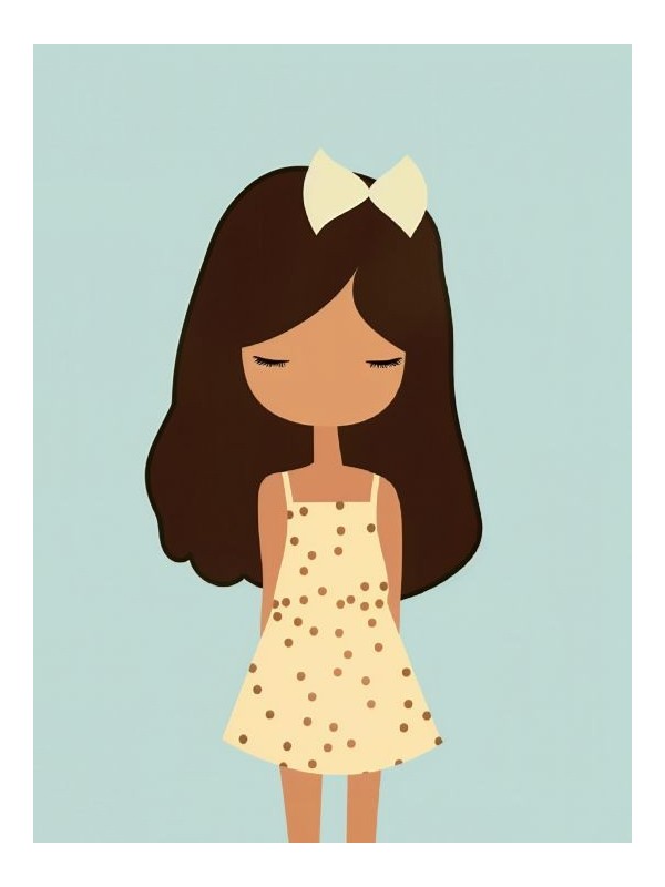 Poster - Sleepy girl