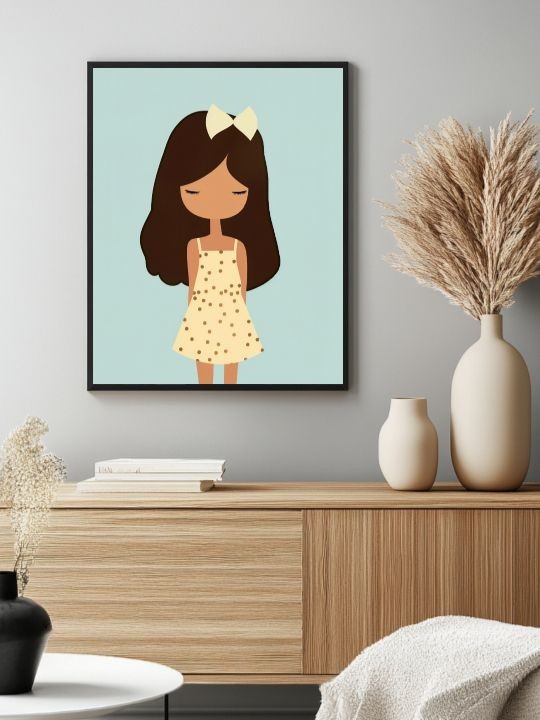Poster - Sleepy girl-Posters-OUESO