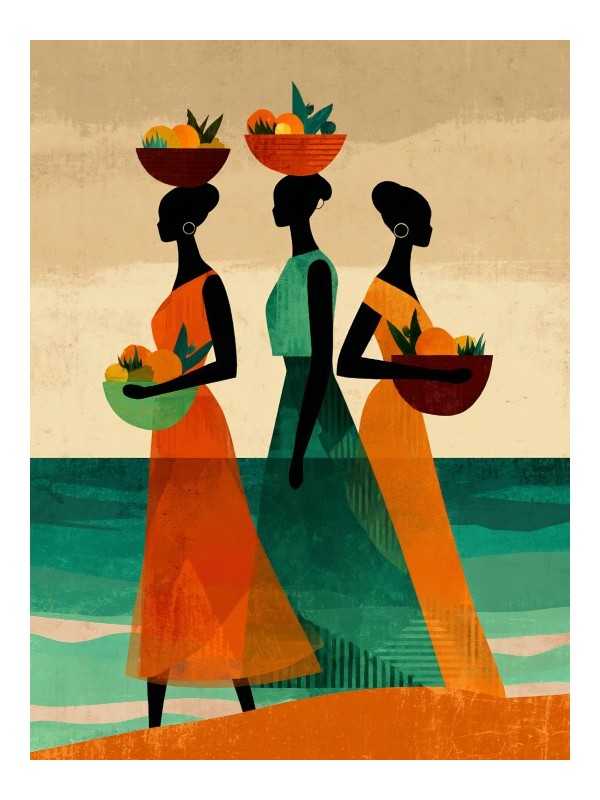 Poster - Titio - Accueil | Oueso - Contemporary Afro Art