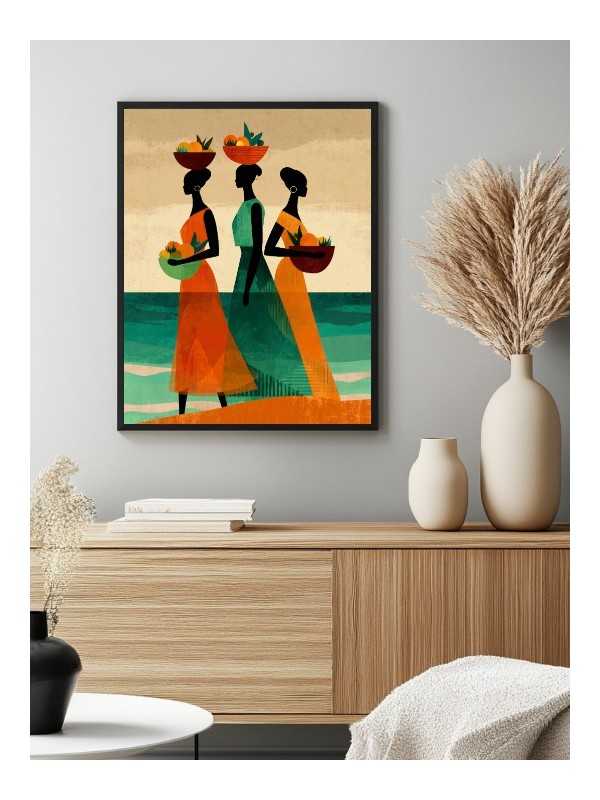 Affiche - Titio - Accueil | Oueso - Art Afro Contemporain Affiche - Titio - Accueil | Oueso - Art Afro Contemporain