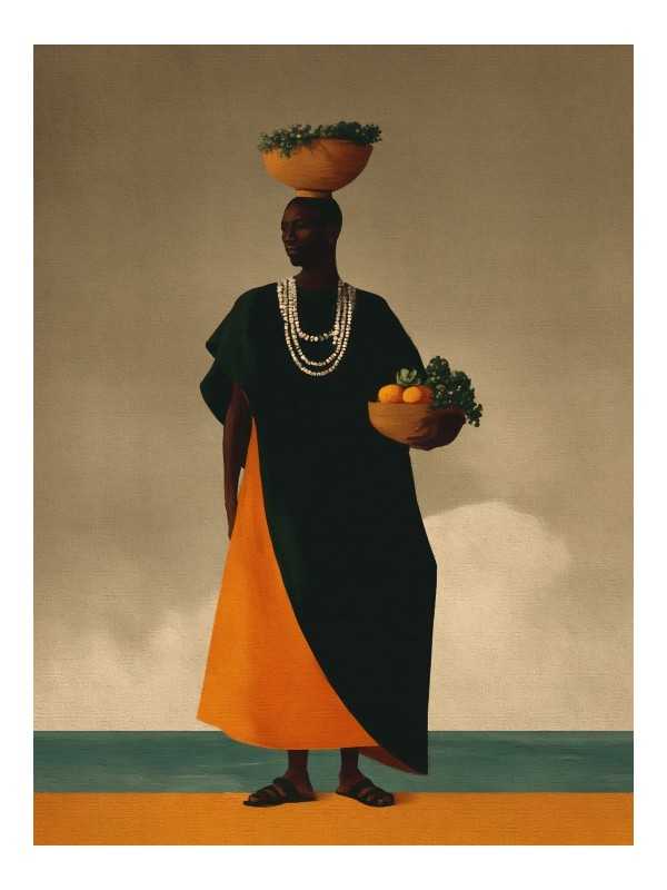 Affiche - Pouve - Accueil | Oueso - Art Afro Contemporain