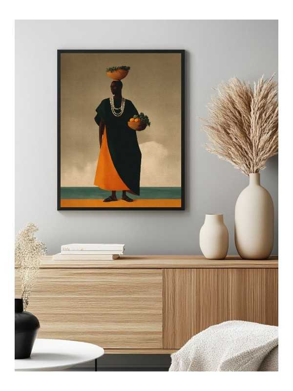 Affiche - Pouve - Accueil | Oueso - Art Afro Contemporain