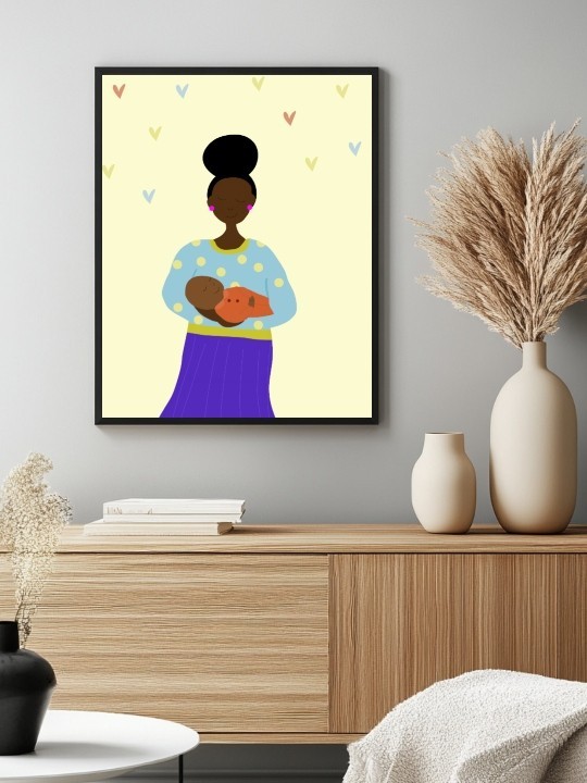 Poster - Premier Câlin-Posters-OUESO