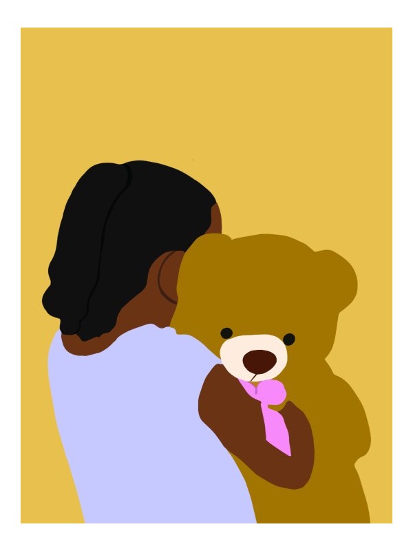 Affiche - Cuddly girl