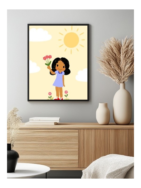 Affiche - Sourire Fleuri